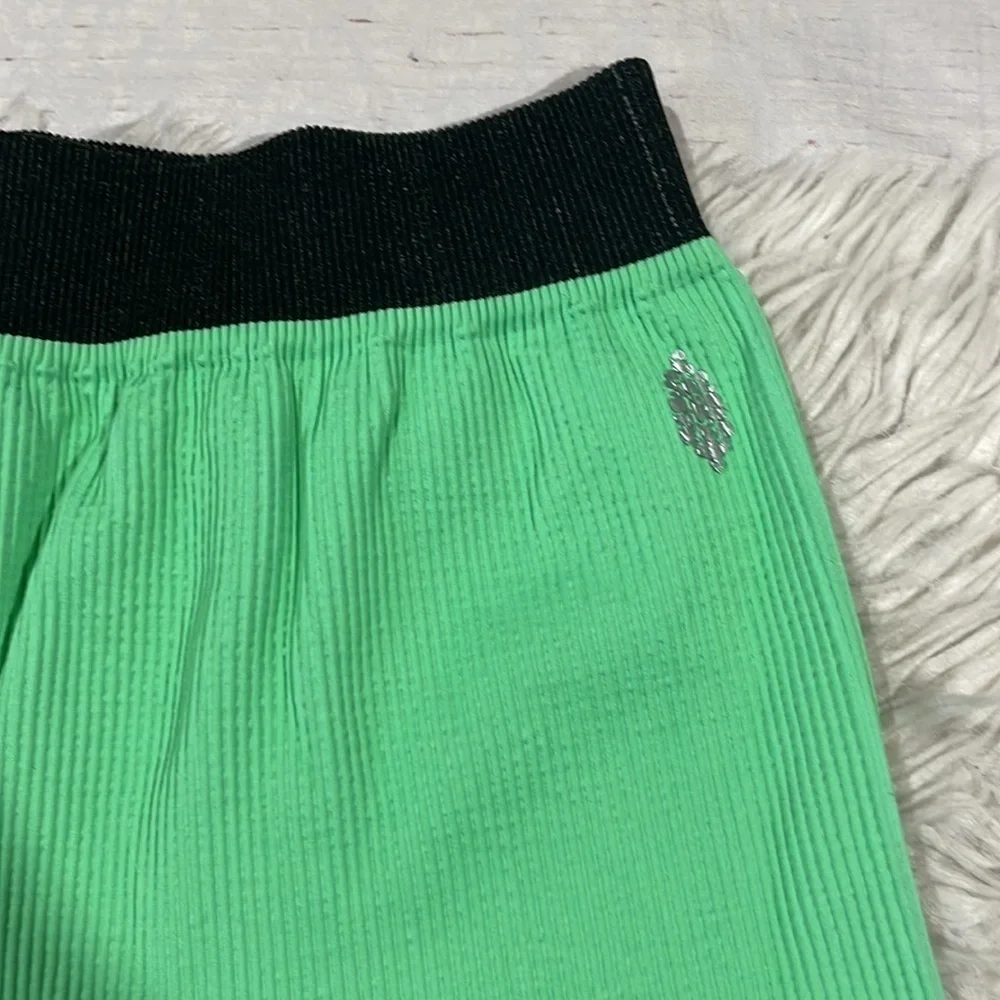 NWT Free People Prajna Fresh Cut High Rise Ribbed Seamless Shorts
